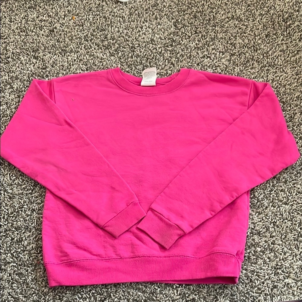 Hanes Simple Kids' Bright Pink Sweater